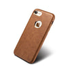 MTT Apple iPhone 7 Premium Leather Back Cover Case (Brown)