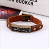 Leather Bracelet Rose Bracelet Wristband For Women Men