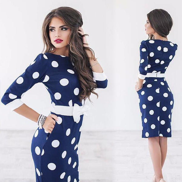Party Dresses Casual Half Sleeve Sexy Elegant Midi