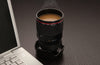 Camera Lens Stainless Steel Cup  -  BLACK