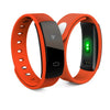 QS80 Heart Rate Smart Wristband Android iOS Compatibility  -  BLACK