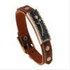 Leather Bracelet Rose Bracelet Wristband For Women Men