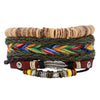 Handmade multi-layer leather bracelet New Fashion