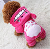 New Fleece Dog Cat Warm Winter Costume Dogs Hoodie Coat