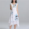 Summer dress New Fashion sleeveless women dress casual cotton